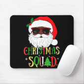 Santa Christmas Squad Black Men African American P Muismat (Met muis)