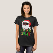 Santa Christmas Squad Black Men African American P T-shirt (Voorkant volledig)