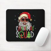 Santa Christmas Squad Zwart Mannen Afro-Amerikaans Muismat (Met muis)