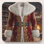 Santa Christmas Suit - Festive  Bier Onderzetter (Voorkant)