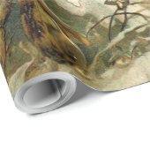  Santa Christmas Victoriaans vakantie Cadeaupapier (Rol Hoek)