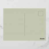  Santa Christmas Victoriaans vakantie Folie Feestdagen Briefkaart (Achterkant)