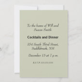  Santa Christmas Victoriaans vakantie Kaart (Achterkant)