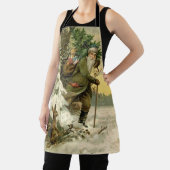  Santa Christmas Victoriaans vakantie Schort (Insitu)