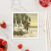  Santa Christmas Victoriaans vakantie Servetten (Insitu)