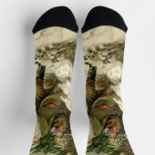  Santa Christmas Victoriaans vakantie Sokken (Top)