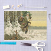  Santa Christmas Victoriaans vakantie Tissuepapier (Craft)