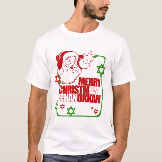 Santa Christmukkah T-shirt (Voorkant)