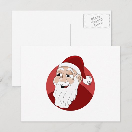 Santa-Circle-06.png Feestdagenkaart (Voorkant / Achterkant)