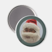 Santa Circle Magnet (Voorkant / Achterkant)