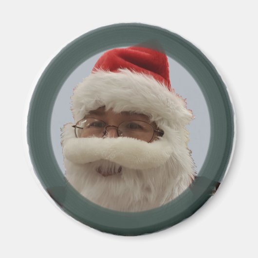 Santa Circle Magnet (Voorkant)