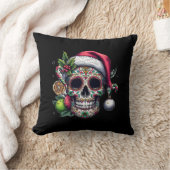 Santa Citrus Skull Magic Happy Kussen (Deken)