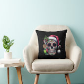 Santa Citrus Skull Magic Happy Kussen (Stoel)