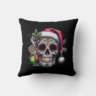 Santa Citrus Skull Magic Happy Kussen