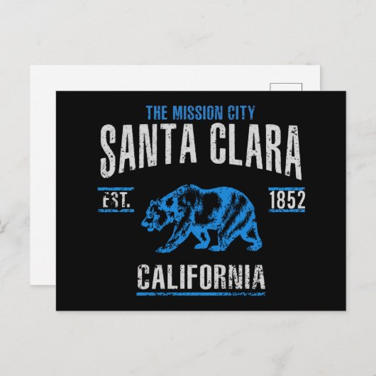Santa Clara Briefkaart (Voorkant / Achterkant)