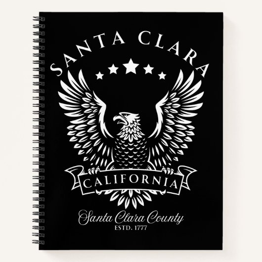 Santa Clara California  Eagle Notitieboek (Voorkant)