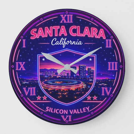 Santa Clara California Silicon Valley  Grote Klok (Voorkant)