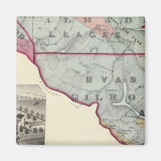 Santa Clara Co. 10 Magneet (Voorkant)