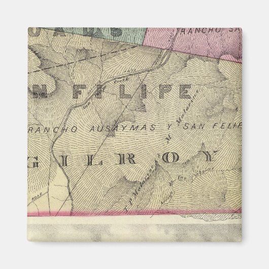 Santa Clara Co. 12 Magneet (Voorkant)