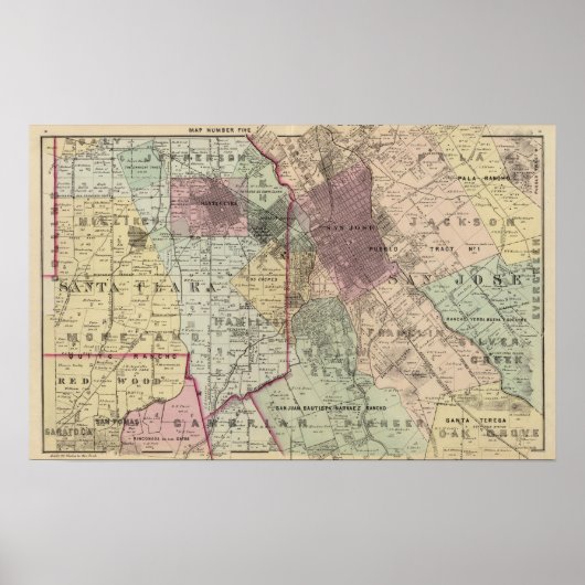 Santa Clara Co 5 Poster (Voorkant)