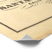 Santa Clara Co-indexkaart Poster (Hoek)