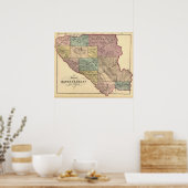 Santa Clara Co-indexkaart Poster (Keuken)