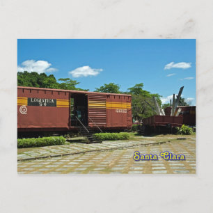 Santa Clara, Cuba - ontspoorde trein 4 Briefkaart