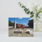 Santa Clara, Cuba. The derailed train 3 Briefkaart (Staand voorkant)