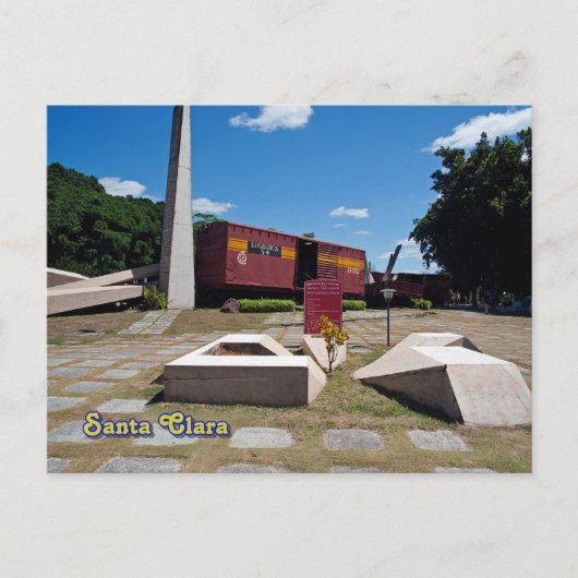 Santa Clara, Cuba. The derailed train 3 Briefkaart (Voorkant)