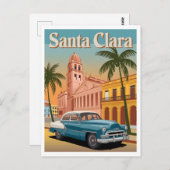 Santa Clara Cuba Vintage Briefkaart (Voorkant / Achterkant)