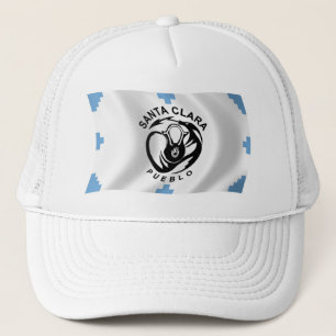Santa Clara Pueblo Vlag Hoed Trucker Pet
