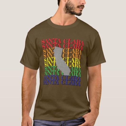 Santa Clara T-shirt  (Voorkant)