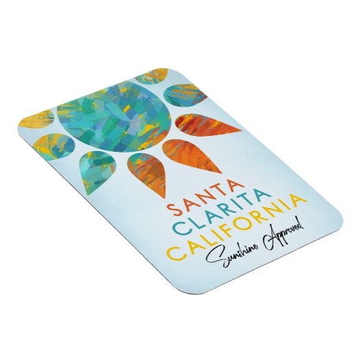 Santa Clarita California Sunshine Travel Magneet (Rechterzijde)