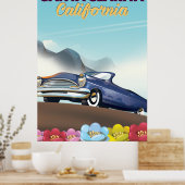 Santa Clarita, Californië-reisposter Poster (Keuken)
