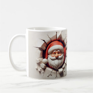 Santa Claus 3D Breakout Koffiemok