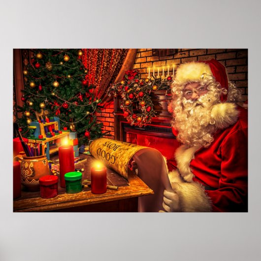 Santa Claus 4 Poster (Voorkant)