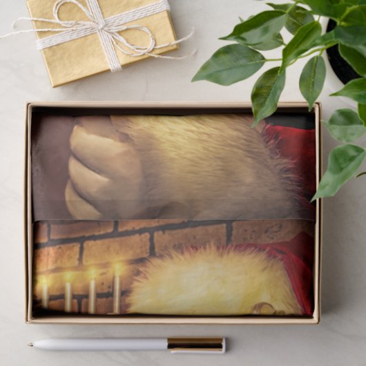 Santa Claus 4 Tissuepapier (Geschenk)