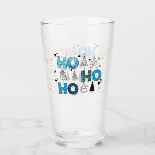 Santa Claus aanpassen Glas (Voorkant)