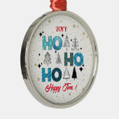 Santa Claus aanpassen Metalen Ornament (Rechts)