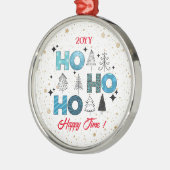 Santa Claus aanpassen Metalen Ornament (Links)