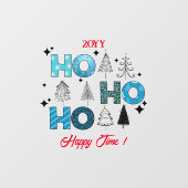 Santa Claus aanpassen Raamsticker (Vel)