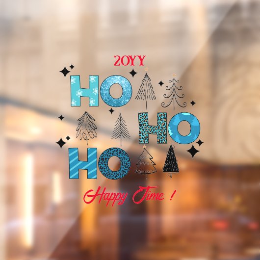 Santa Claus aanpassen Raamsticker (Vel 2)