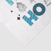 Santa Claus aanpassen Tissuepapier (Detail)