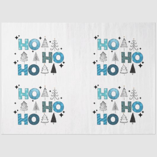 Santa Claus aanpassen Tissuepapier (Voorkant)