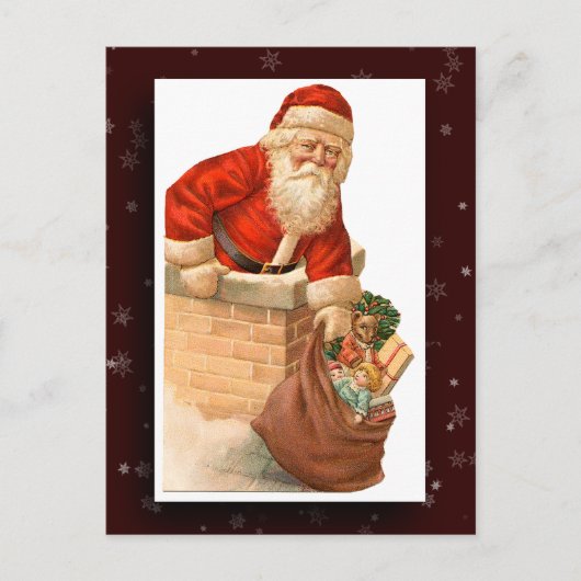  Santa Claus Afbeelding Briefkaart (Voorkant)