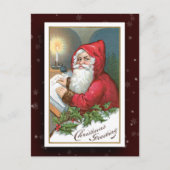 Santa Claus Afbeelding Briefkaart (Voorkant)
