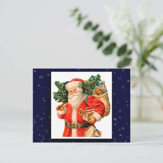  Santa Claus Afbeelding Briefkaart (Staand voorkant)
