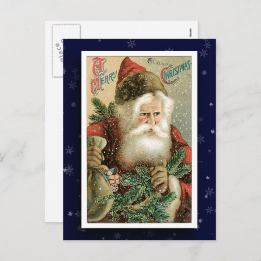  Santa Claus Afbeelding Briefkaart (Voorkant / Achterkant)
