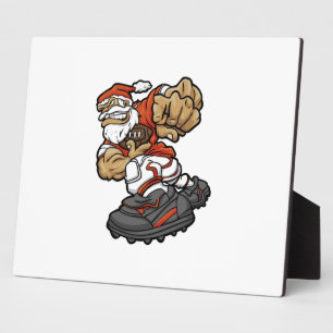 Santa Claus-afspeelillustratie Football Fotoplaat