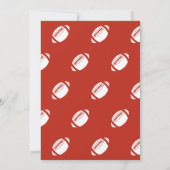 Santa Claus-afspeelillustratie Football Kaart (Achterkant)